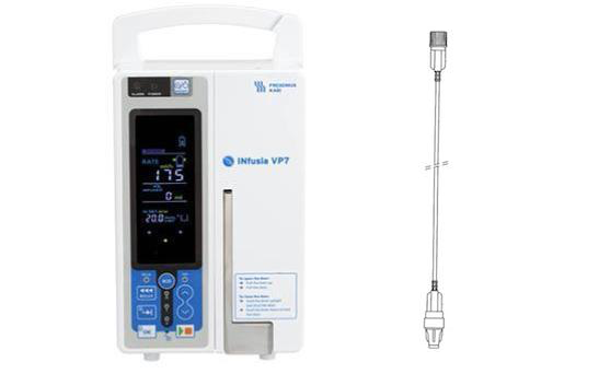 INfusia VP7 Volumetric Infusion Pump and INfusia VP Vet Line Infusion Sets with 2-Year Warranty